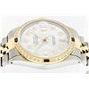 Image 7 : Rolex 18K Two-Tone 1.00 ctw Diamond and Sapphire DateJust Men's Watch