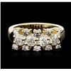 Image 1 : 14KT Yellow Gold 0.97 ctw Diamond Ring