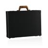 Hermes 40cm Carbon Fiber and Vache Naturelle Leather Espace Briefcase