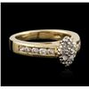 14KT Yellow Gold 0.95 ctw Diamond Ring