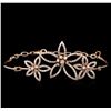 1.51 ctw Diamond Bracelet - 14KT Rose Gold
