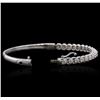 Image 3 : 14KT White Gold 1.33 ctw Diamond Bracelet