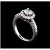 Image 4 : 1.05 ctw Diamond Ring - 14KT White Gold
