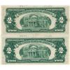 Image 2 : 1953 $2 AU Uncirculated Certificate Currency Lot of 2