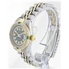 Image 2 : Rolex Two-Tone Emerald and Diamond DateJust Ladies Watch