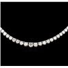 Image 2 : 17.22 ctw Diamond Necklace - 14KT White Gold