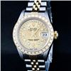 Image 1 : Rolex Two-Tone Champagne String Diamond VVS DateJust Ladies Watch