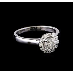 0.99 ctw Diamond Ring - 14KT White Gold