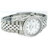 Image 7 : Rolex Stainless Steel MOP VVS Diamond DateJust Men's Watch