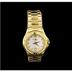 Baume & Mercier 18KT Yellow Gold Diamond Ladies Watch