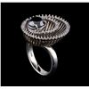 Image 4 : 2.85 ctw Black Diamond Ring - 14KT White Gold