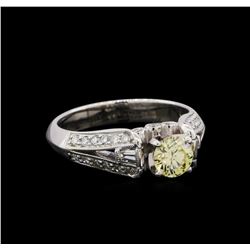 1.15 ctw Diamond Ring - 18KT White Gold