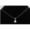 Image 3 : 0.38 ctw Diamond Pendant - 14KT Yellow Gold