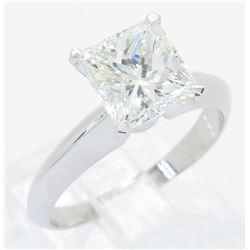 1.96 ctw Diamond Ring - 18KT White Gold