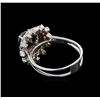 Image 3 : 2.61 ctw Black Diamond Ring - 14KT White Gold