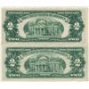 Image 2 : 1953 $2 AU Uncirculated Certificate Currency Lot of 2