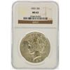 Image 1 : 1923 NGC MS63 Peace Silver Dollar