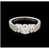Image 2 : 1.25 ctw Diamond Ring - 18KT White Gold