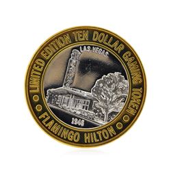 Limited Edition $10 Las Vegas .999 Silver Gaming Token