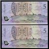 Image 1 : Australia, Five Dollars, Fraser/Evans, 1993, (R.216F, R216L) First & Last Prefix