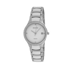 Roberto Bianci Women's Bella Ceramic Watch With Stones (Zirconias)-B294WHT