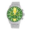 Image 1 : Roberto Bianci Men's Pro Racing Chronograph Watch With Green And Yellow Face-7098M