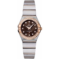 Omega Constellation Brushed Quartz 24Mm  Women Watch