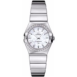 Omega Constellation Polished Quartz 24Mm  Women Watch