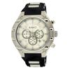 Roberto Bianci Men's Sports  Chronograph Watch With Silver Face And Rubber Band-5444MCHR