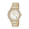 Roberto Bianci Women's Rose Gold Plated White Ceramic Watch With Stones-5872L