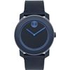 Image 1 : Movado Bold  42Mm Navy Leather Strap  Men Watch