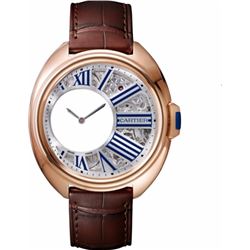 Cartier Cle De  Skeleton  Men Watch