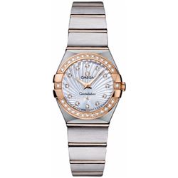 Omega Constellation Brushed Quartz 24Mm  Women Watch