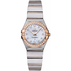 Omega Constellation Brushed Quartz 24Mm  Women Watch