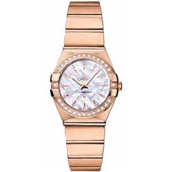 Omega Constellation Brushed Quartz 24Mm  Women Watch