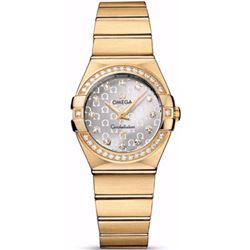 Omega Constellation Brushed Quartz 27Mm  Women Watch