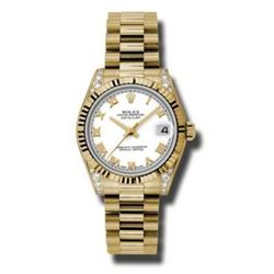 Rolex Datejust 31  18K Yellow Gold Presidential Bracelet  Women Watch