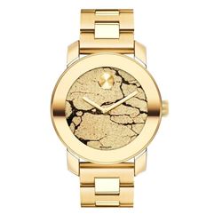 Movado Bold  36Mm Yellow Gold Ion-Plated  Women Watch