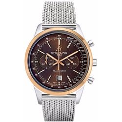 Breitling Transocean Chronograph 38  Men Watch