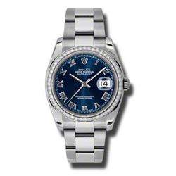 Rolex Datejust 36 White Gold &Amp; Diamonds  Women Watch