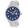Image 1 : Roberto Bianci Men's All Steel Watch With Day And Date And Blue Face -7099MSS