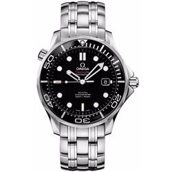 Omega Seamaster Diver 300 M Automatic Black Dial  Men Watch