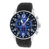 Image 1 : Roberto Bianci Men's Pro Racing Chronograph Watch With Rubber Band And Blue Face-7098MRUB-SS