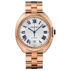 Cartier Cle De  40Mm 18Kt Rose Gold Automatic  Men Watch