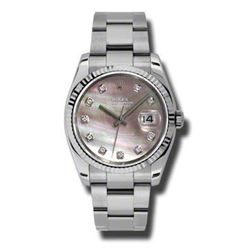 Rolex Datejust 36 Steel &Amp; White Gold  Women Watch