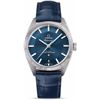Image 1 : Omega Constellation Globemaster Blue Dial Leather  Men Watch