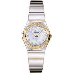 Omega Constellation Polished Quartz 24Mm  Women Watch