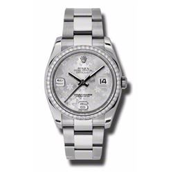 Rolex Datejust 36 White Gold &Amp; Diamonds  Women Watch