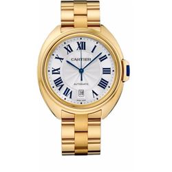 Cartier Cle De  40Mm 18Kt Rose Gold Automatic  Women Watch