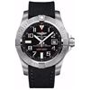 Image 1 : Breitling Avenger Avenger II Seawolf Black Canvas Strap  Men Watch